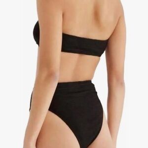 Rumer the label. Cassidy High waist bikini bottoms black